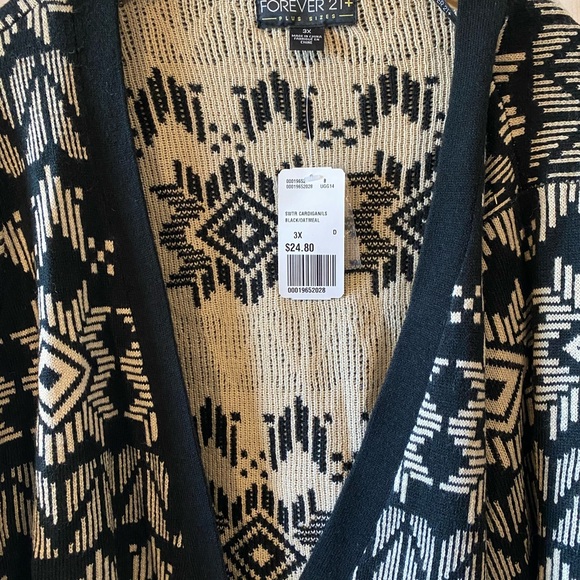 Forever 21 Print Cardigan - Picture 2 of 3